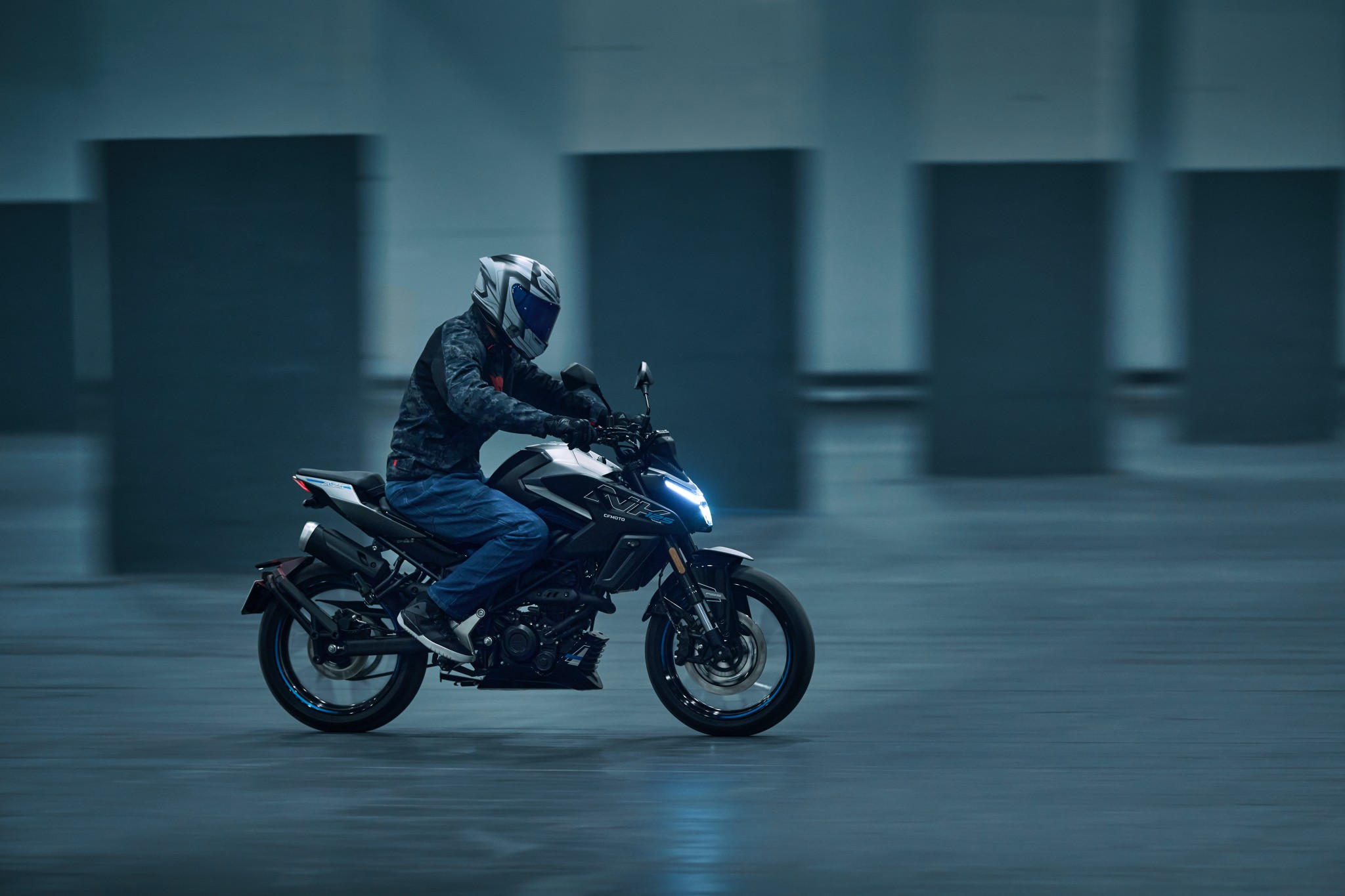 The CFMOTO 125NK in its element